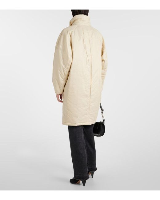Isabel Marant Natural Dakota Cotton-Blend Coat
