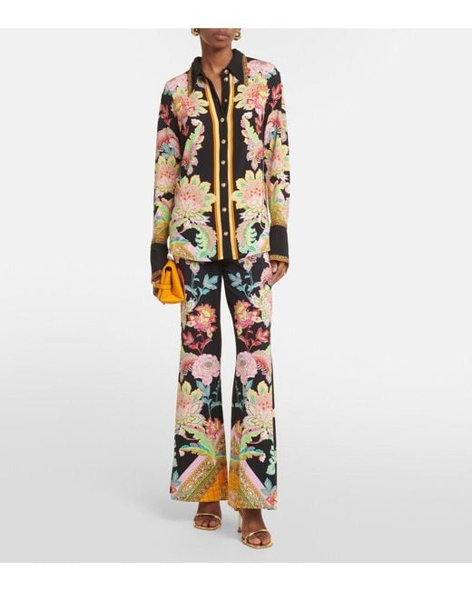 Camilla Multicolor Floral Jersey Shirt