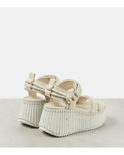 Chloé Natural Nama Leather Sandals