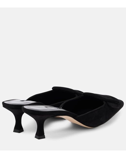 Mules Maysale 50 di Manolo Blahnik in Black