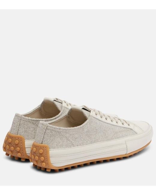 Tod's White Leather Sneakers