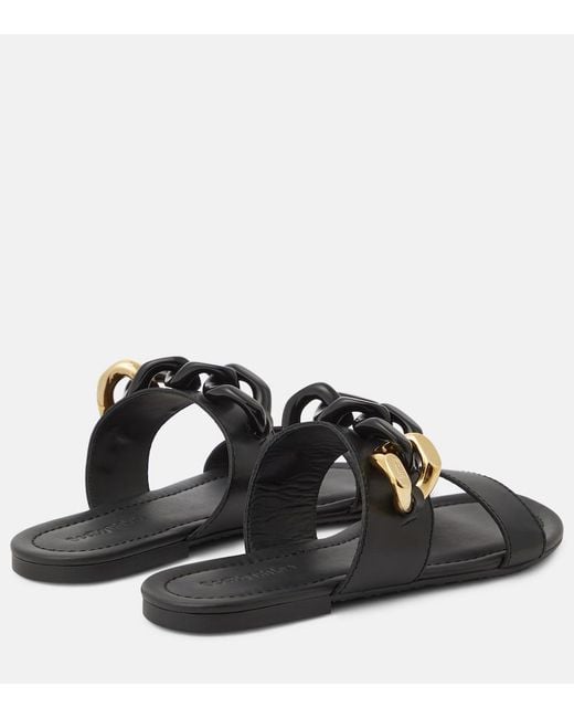 See By Chloé Black Lynette Leather Sandals