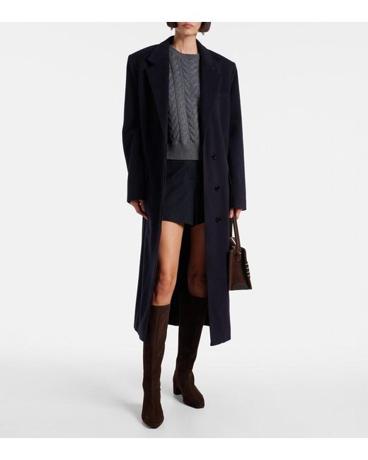 Aquazzura Brown Saint Honore 35 Suede Knee-High Boots