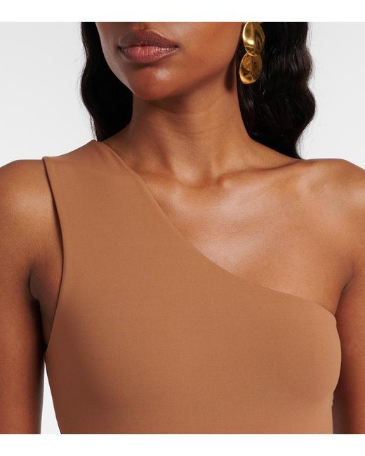 Taller Marmo Brown Yacare Swimsuit And Beach Cover-Up Set