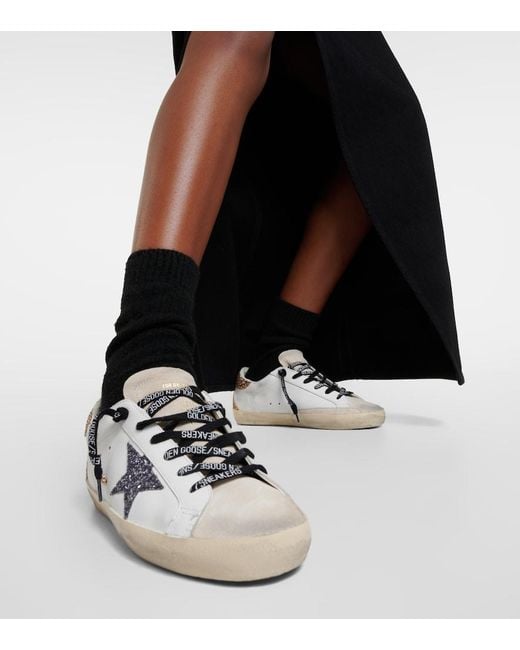 Golden Goose Deluxe Brand Multicolor Super-Star Leather Sneakers