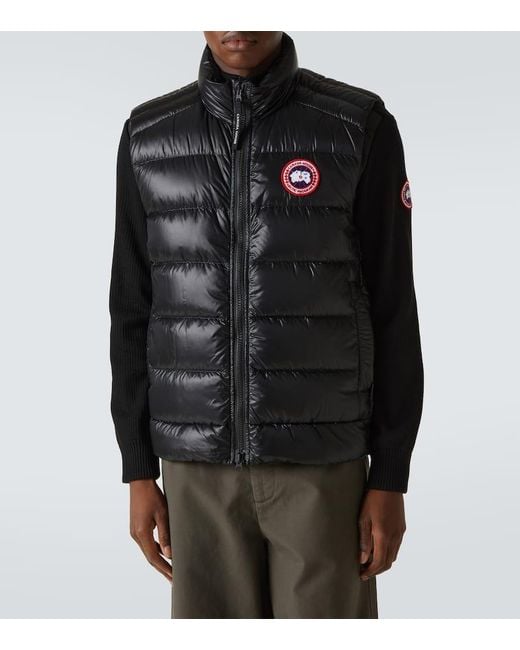 Chaleco De Plumas Crofton De Nylon Canada Goose de hombre de color Black