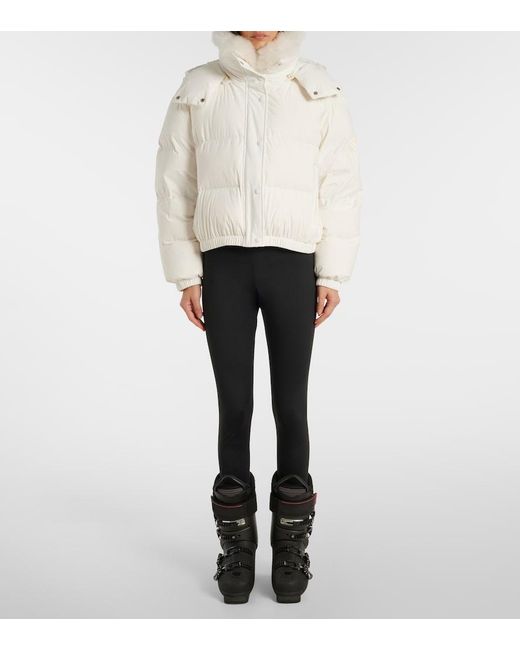 Yves Salomon Black Ski Leggings
