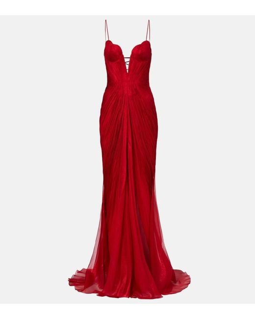 maria lucia hohan dress red Maria Lucia Hohan Red Dress by Maria Lucia Hohan