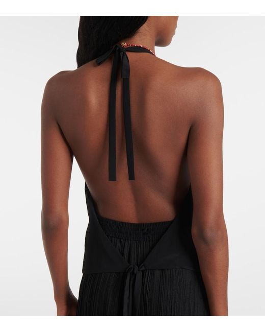 Chaleco Suez Plisado Joseph de color Black