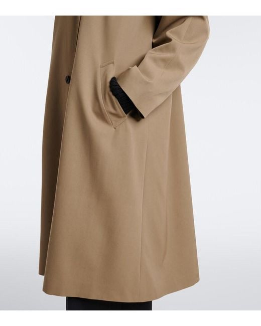The Row Natural Emma Double-Breasted Wool Coat