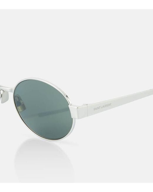 Saint Laurent Blue Sl 692 Oval Sunglasses