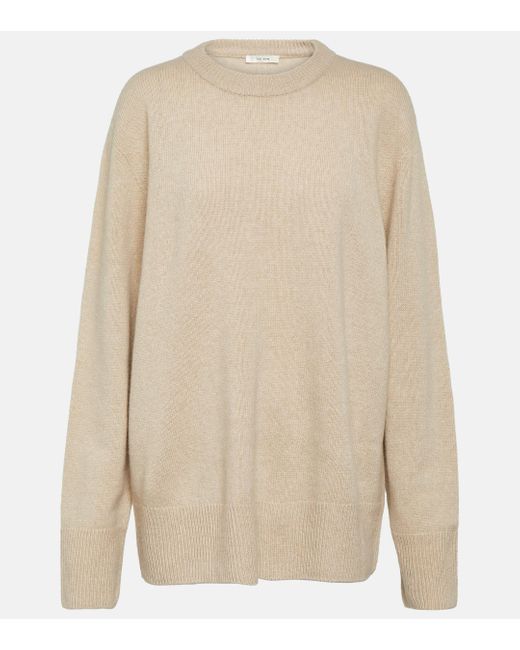 The Row Natural Sibem Wool And Cashmere Sweater