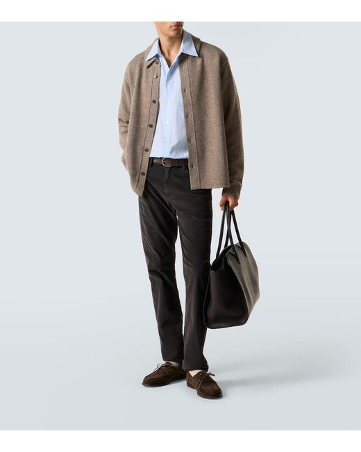 FRAME Natural Yak And Wool Cardigan for men