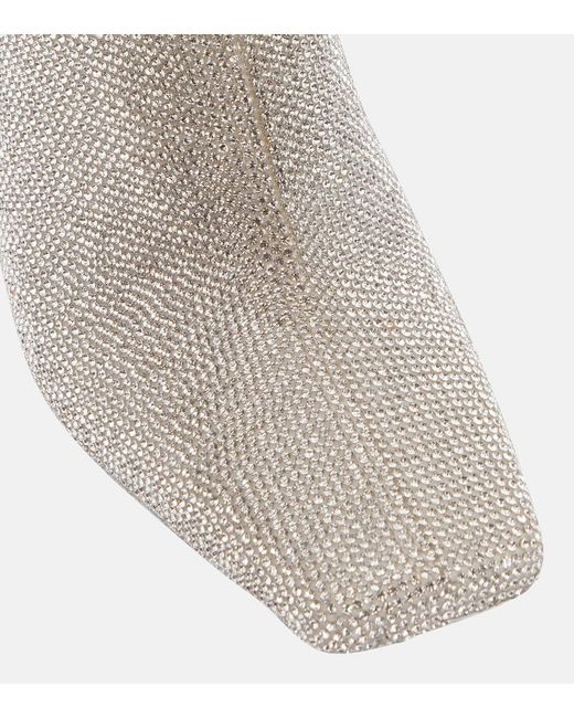 Jonathan Simkhai Gray Kelsey Embellished Ankle Boots