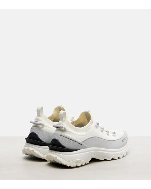 Moncler White Trailgrip Lite3 Sneakers