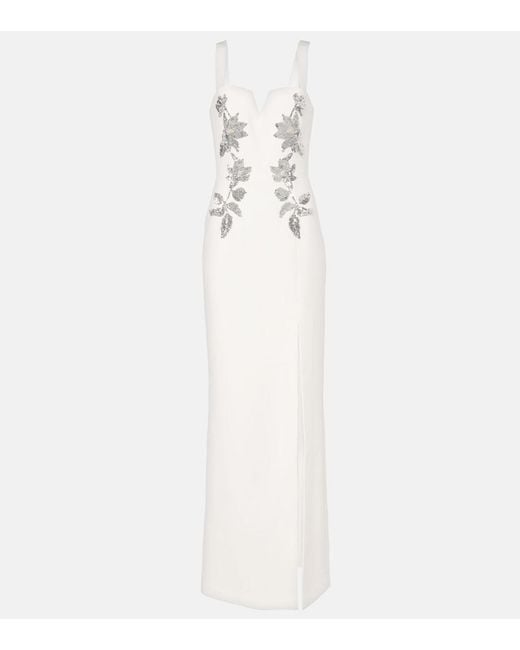 Rebecca Vallance White Bridal Lucilla Embellished Gown