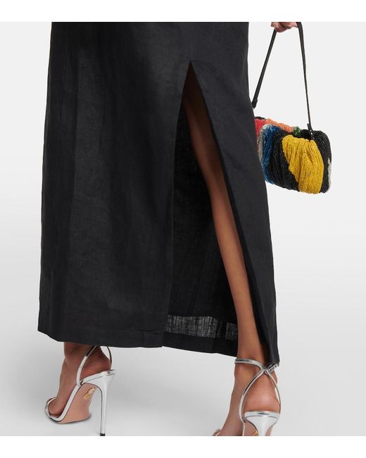 Staud Black Jada Cut-out Maxi Dress