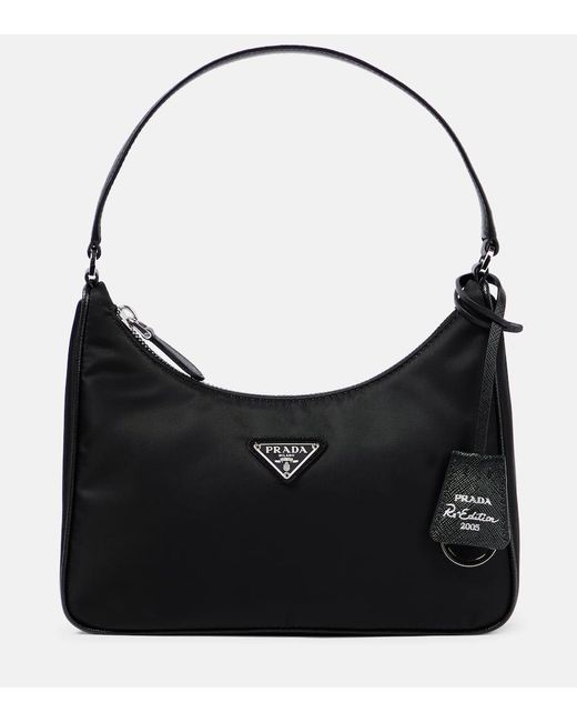 Prada Black Re-Edition 2005 Re-Nylon Shoulder Bag