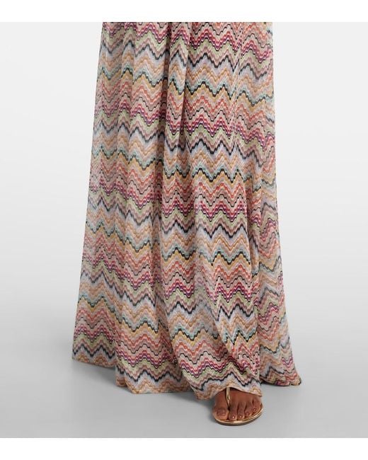 Missoni Natural Zig Zag Maxi Dress