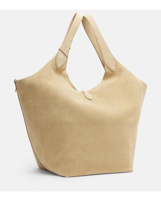 Polo Ralph Lauren Natural Polo Play Large Suede Tote Bag