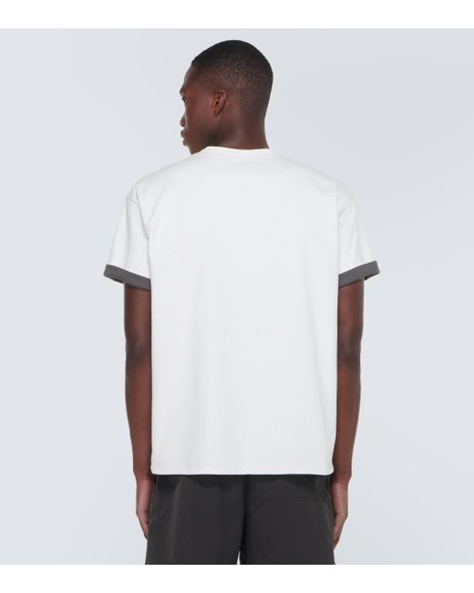 Bottega Veneta White Cotton Jersey T-shirt for men