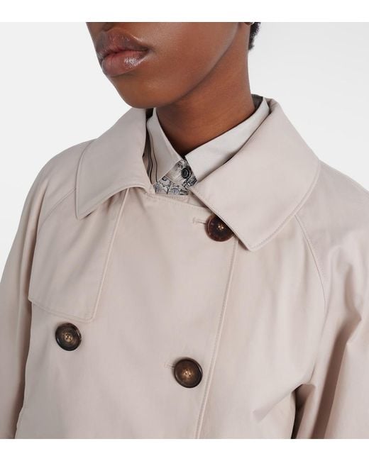 Max Mara Natural The Cube Tesoro Cotton-Blend Twill Jacket