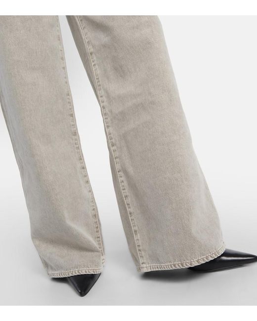 Jeans Magda Carpenter a gamba larga di Agolde in Gray