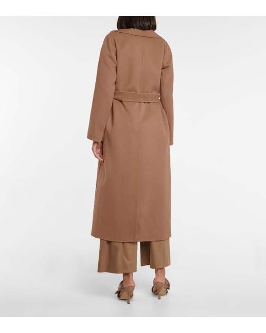 Max Mara Brown Mantel Poldo Aus Wolle