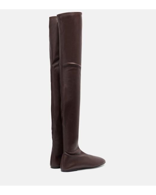 Proenza Schouler Brown Tee Over-The-Knee Boots