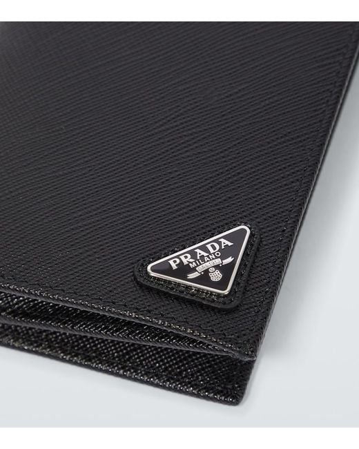 Prada Black Saffiano Leather Wallet