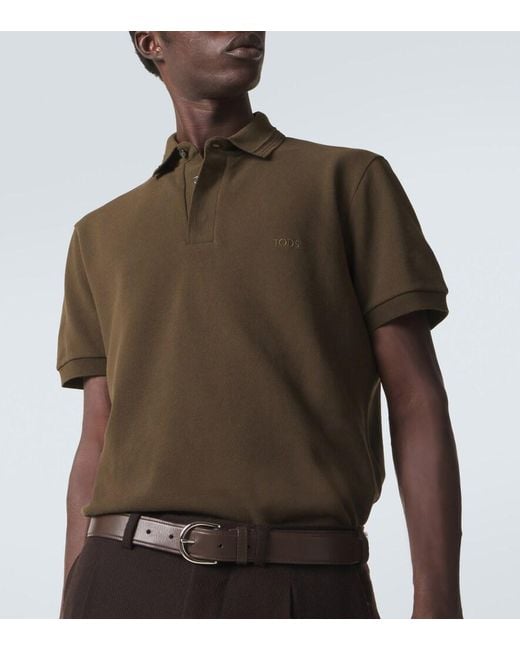 Polo De Algodon Tod's de hombre de color Green