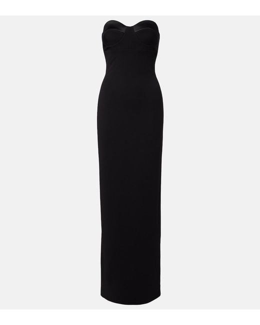 Solace London Black Keaton Maxi Dress