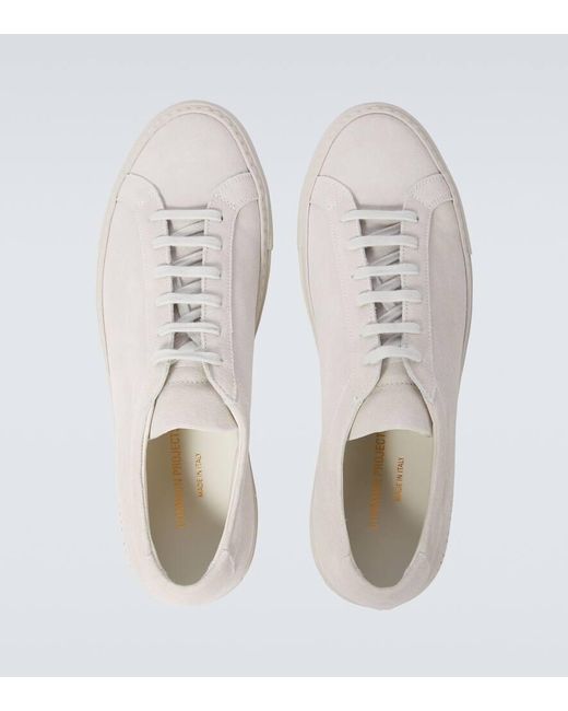 Sneakers Original Achilles in suede di Common Projects in White da Uomo