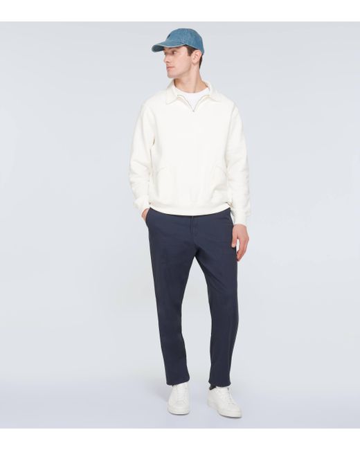Pantalon droit en coton melange Polo Ralph Lauren pour homme en coloris Blue