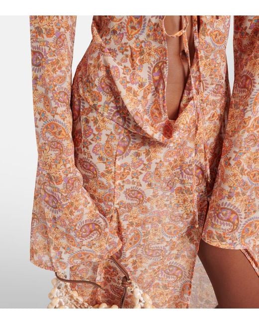 Bananhot Natural Desert Paisley Beach Dress