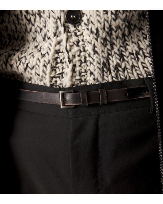 Prada Guertel Aus Leder in Black für Herren