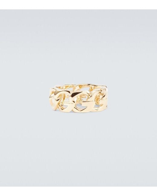 Bague G Chain Givenchy pour homme en coloris Metallic