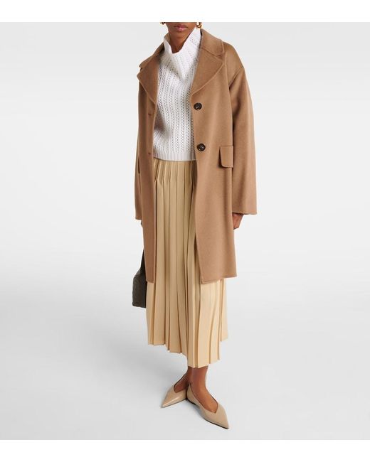 Max Mara White Hodeida Wool And Cashmere Sweater