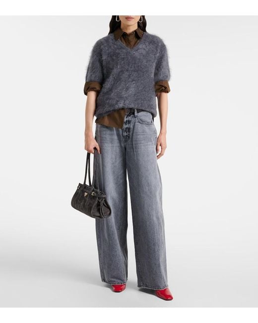 Lisa Yang Gray Lovisa Cashmere Sweater