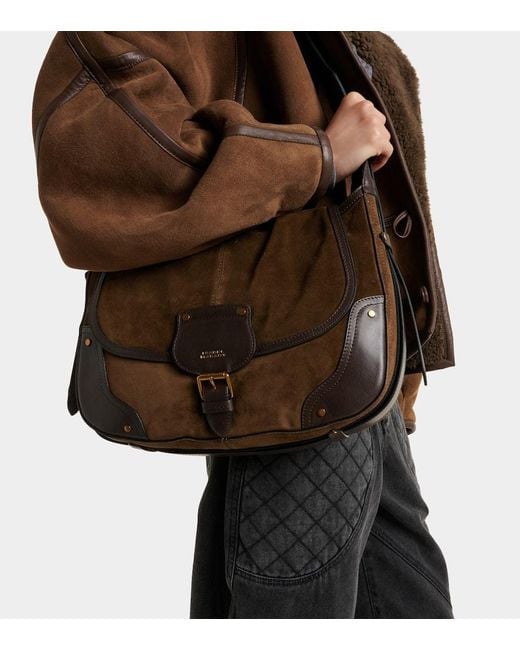 Borsa A Spalla Sierra di Isabel Marant in Brown