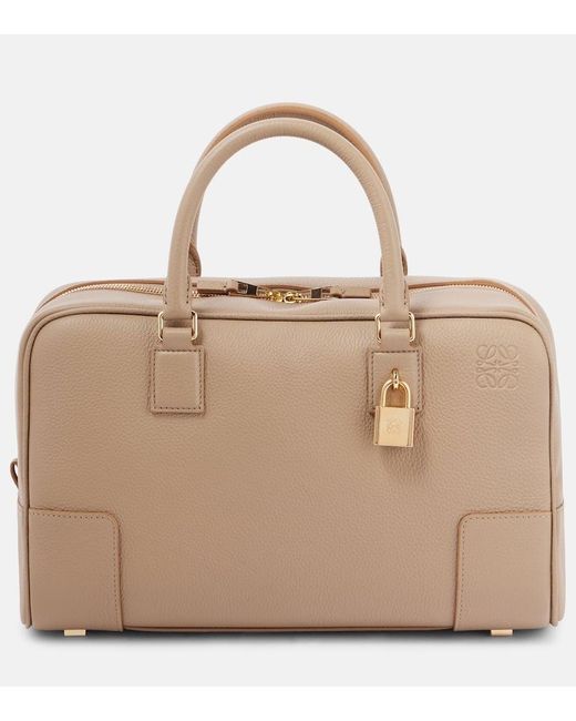 Loewe Natural Amazona 28 Leather Tote Bag