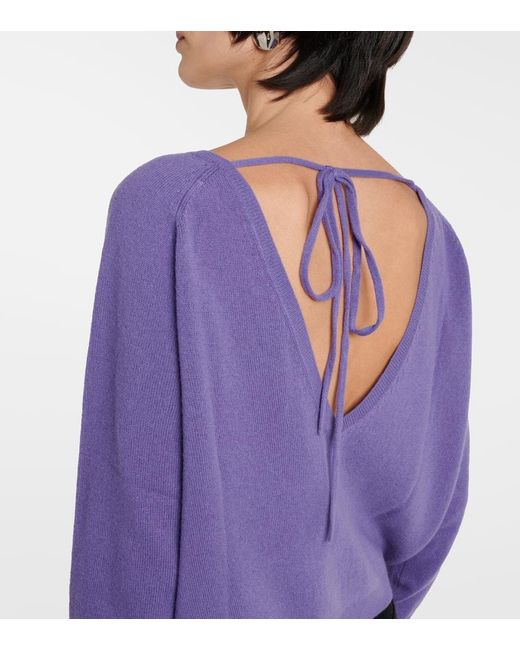 Pullover in lana e cashmere di Jardin Des Orangers in Purple