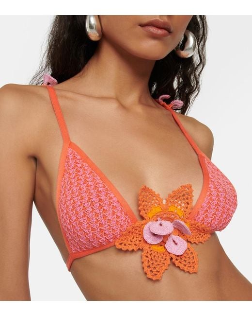 Roberta Einer Red Bralette Chiara