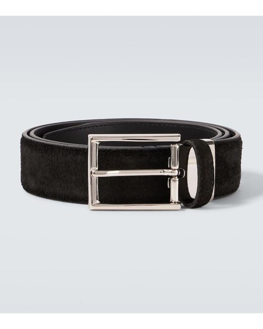Cinturon De Ante Canali de hombre de color Black