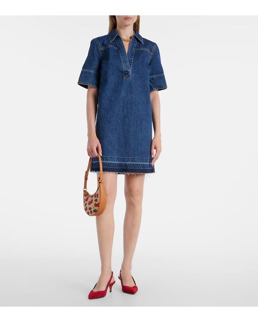 Veronica Beard Blue Jeanskleid