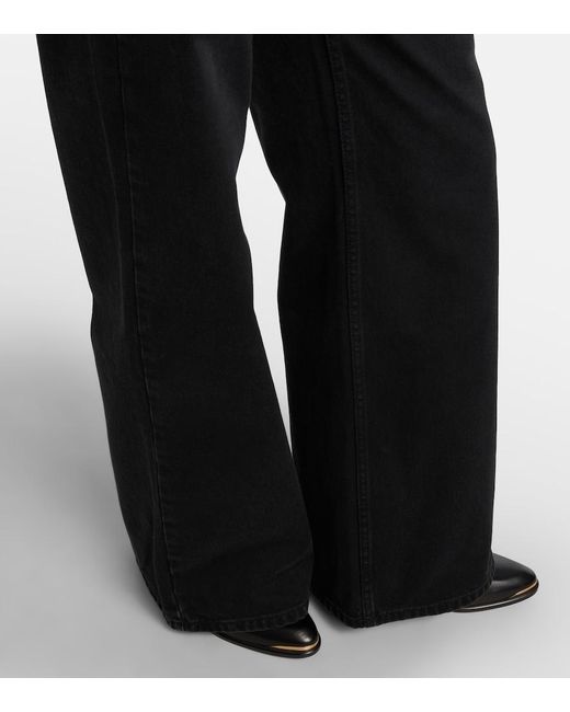 Isabel Marant Black Lemony Wide-Leg Jeans