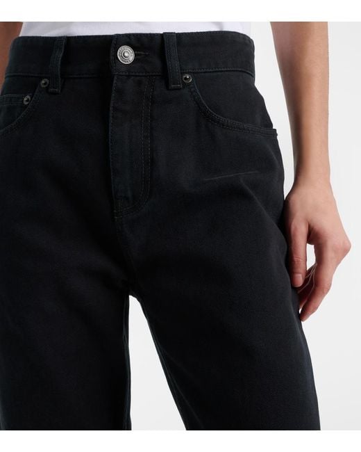 Balenciaga Black Mid-Rise Bootcut Jeans