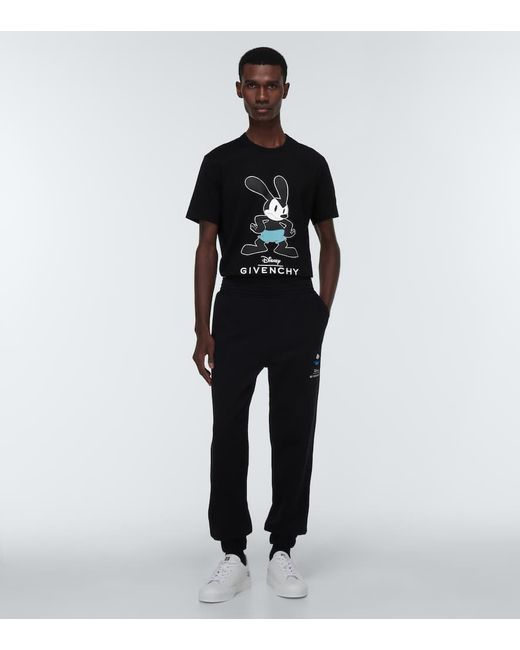 Givenchy X Disney® Printed Cotton T-shirt in Black for Men