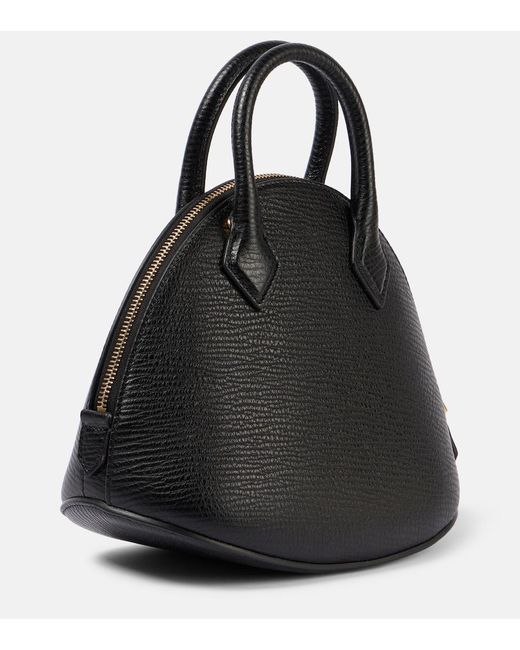 Alaïa Black Dome 25 Leather Tote Bag