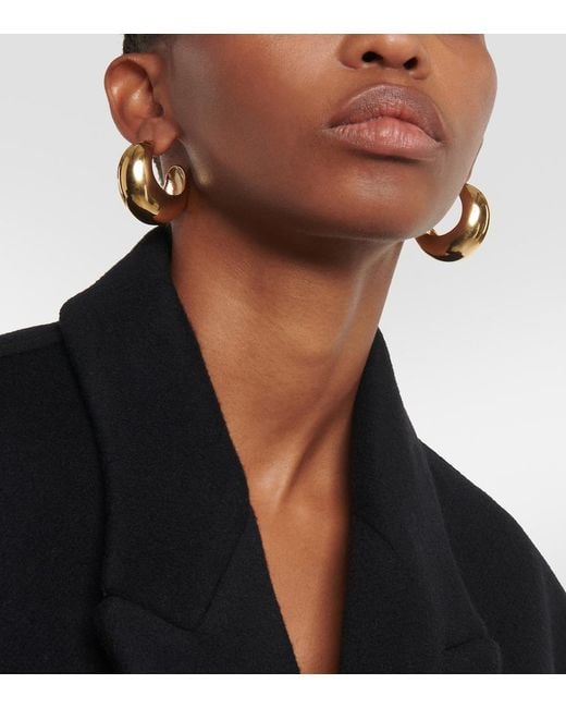 Isabel Marant Natural Shiny Crescent Earrings